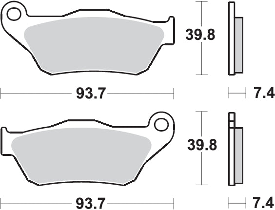 Pastilla de freno SBS P194-HF