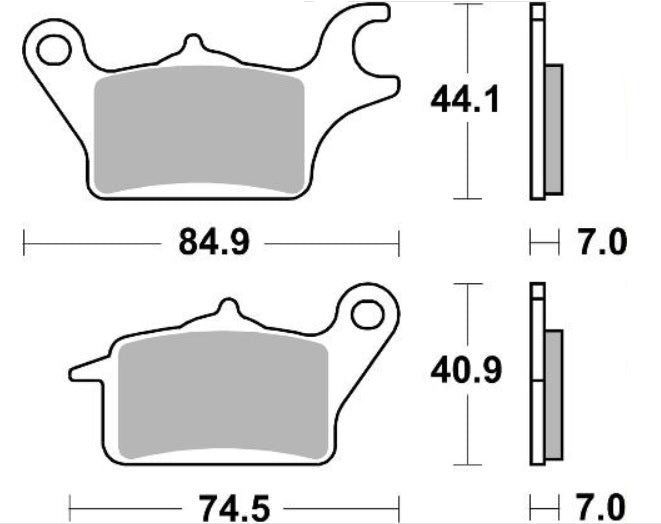 Pastilla de freno SBS P216-HM
