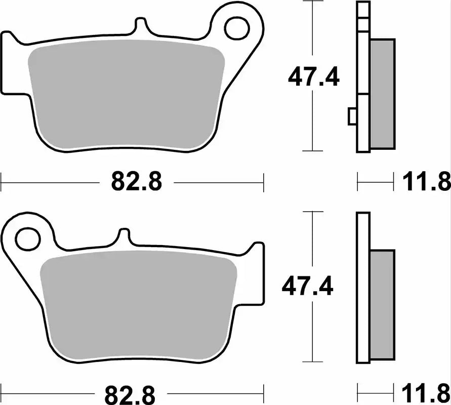 Pastilla de freno SBS P218-MS