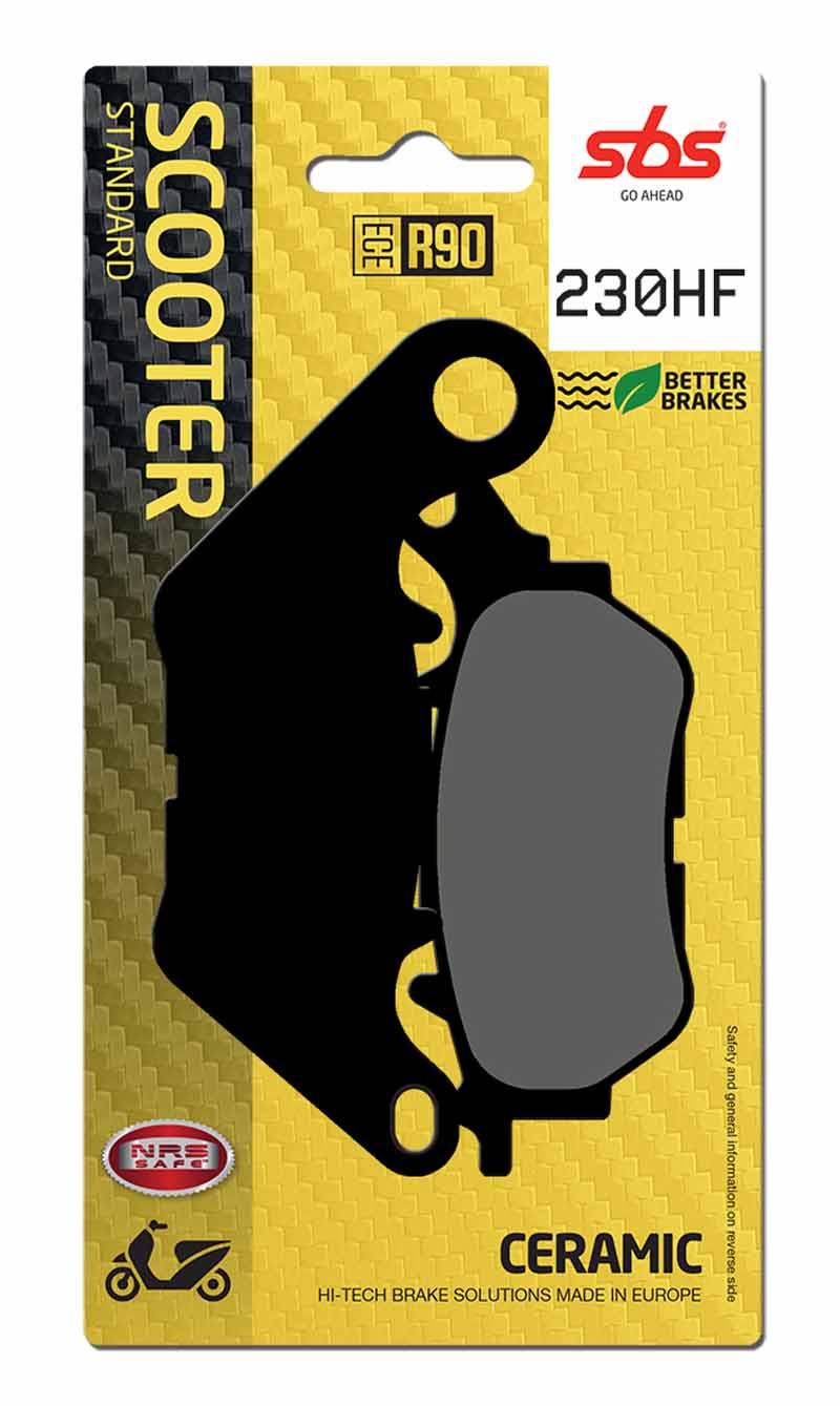 Pastilla de freno SBS P230-HF