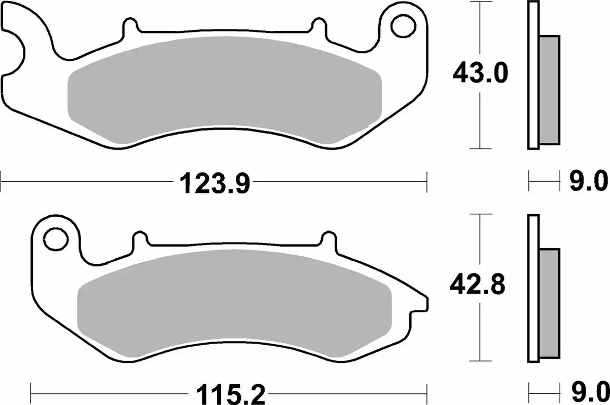 Pastilla de freno SBS P232-HM