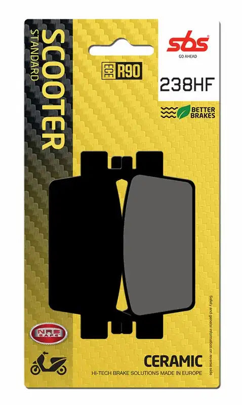 Pastilla de freno SBS P238-HF