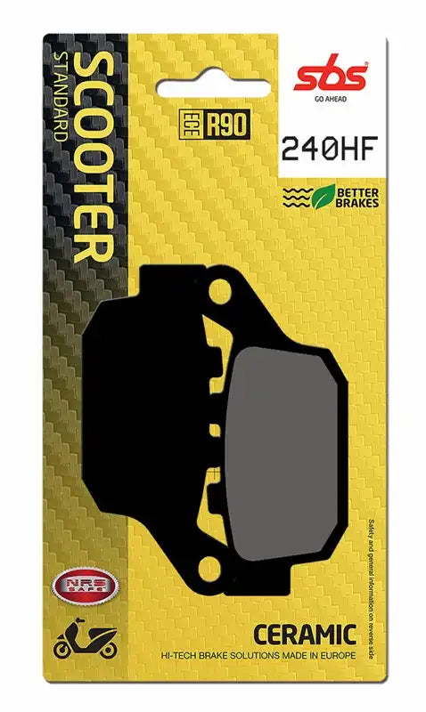 Pastilla de freno SBS P240-HF