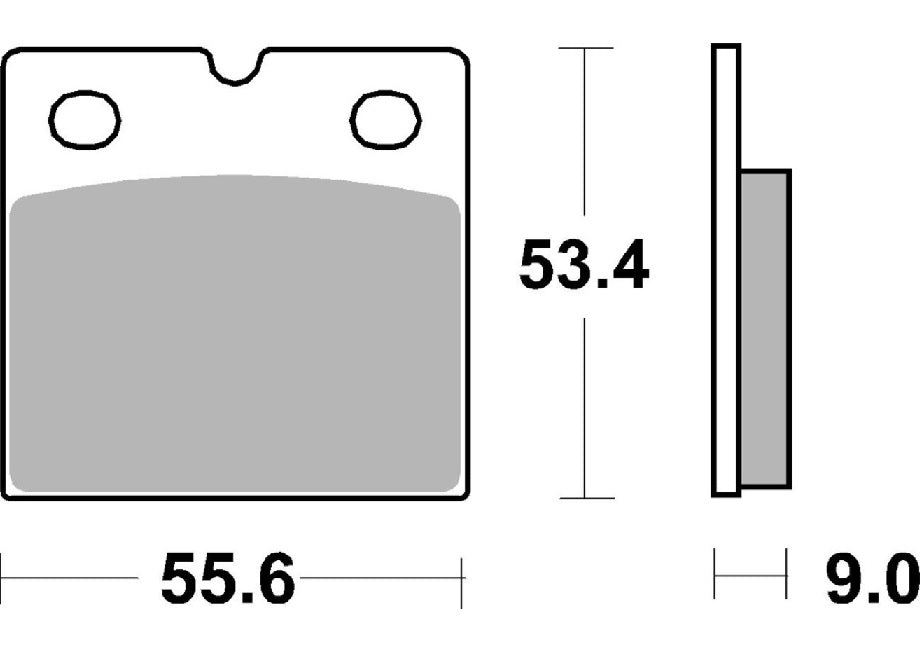 Pastilla de freno SBS P506-DS1