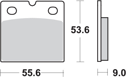 Pastilla de freno SBS P506-HS
