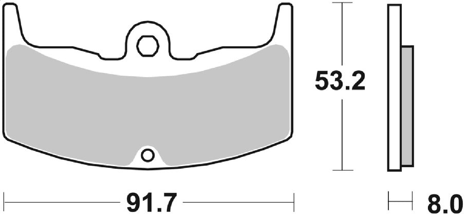 Pastilla de freno SBS P552-LF
