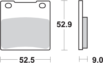 Pastilla de freno SBS P556-HF