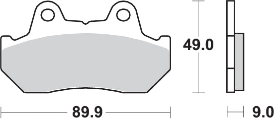 Pastilla de freno SBS P572-HS
