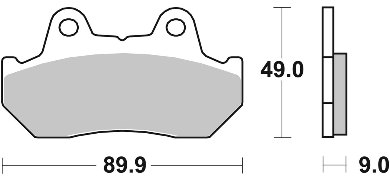 Pastilla de freno SBS P572-LF
