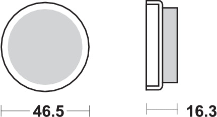 Pastilla de freno SBS P576-SI