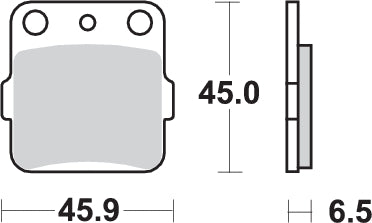 Pastilla de freno SBS P584-HF