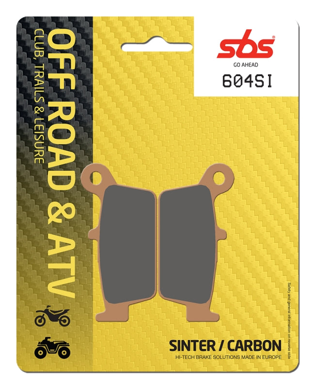 Pastilla de freno SBS P604-SI