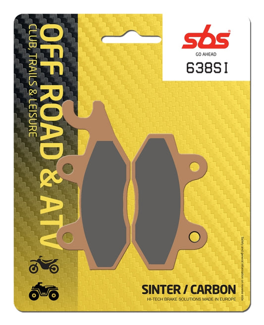 Pastilla de freno SBS P638-SI