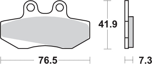 Pastilla de freno SBS P652-HF