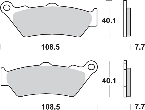 Pastilla de freno SBS P674-HF