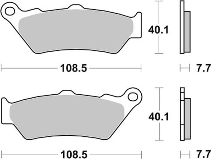 Pastilla de freno SBS P674-RSI