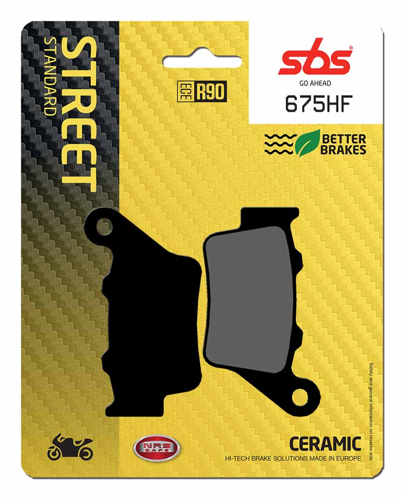 Pastilla de freno SBS P675-HF