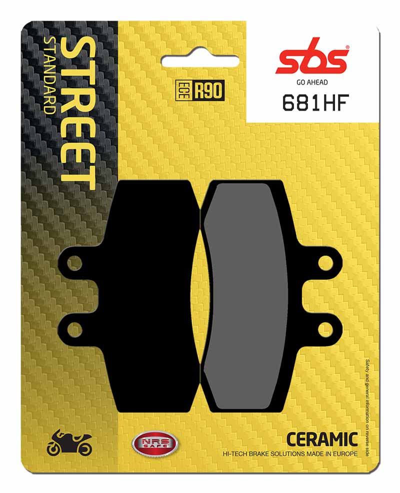 Pastilla de freno SBS P681-HF