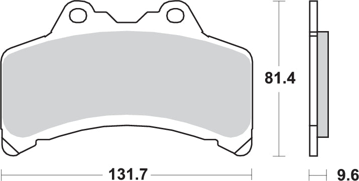 Pastilla de freno SBS P682-HF