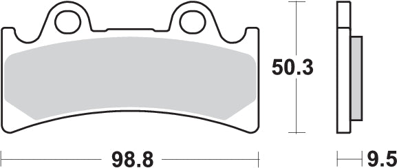Pastilla de freno SBS P683-HS