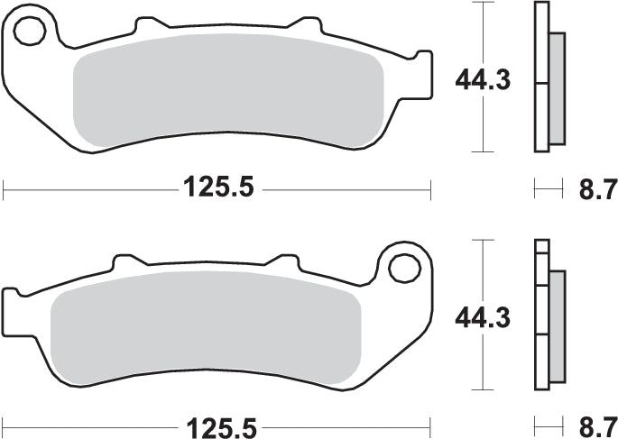 Pastilla de freno SBS P685-LS
