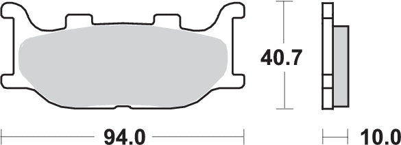 Pastilla de freno SBS P691-HS