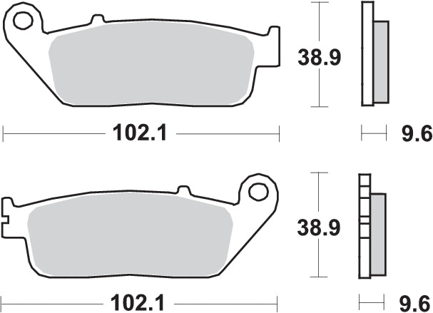 Pastilla de freno SBS P700-HS