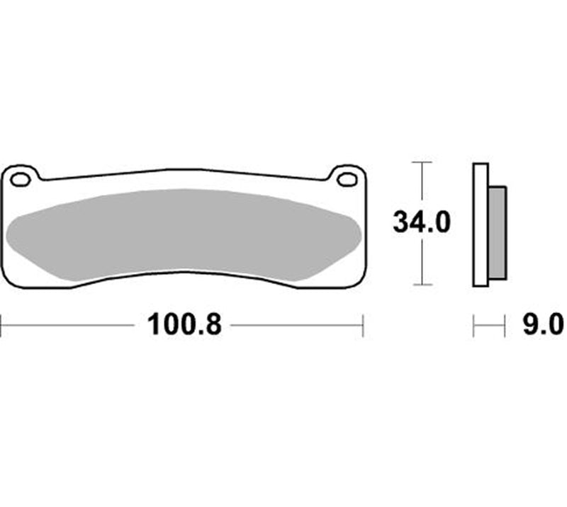 Pastilla de freno SBS P707-RQ