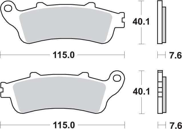 Pastilla de freno SBS P721-HF