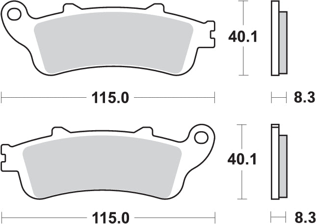 Pastilla de freno SBS P735-HS
