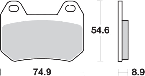 Pastilla de freno SBS P746-HF