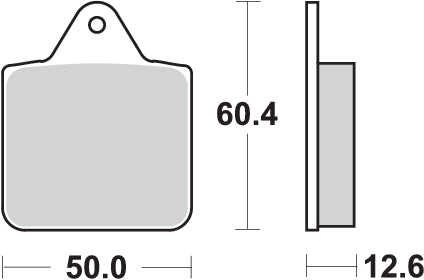 Pastilla de freno SBS P756-ATS