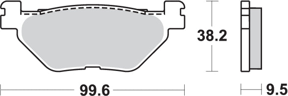Pastilla de freno SBS P769-HF