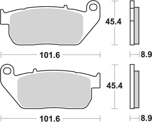 Pastilla de freno SBS P807-HS