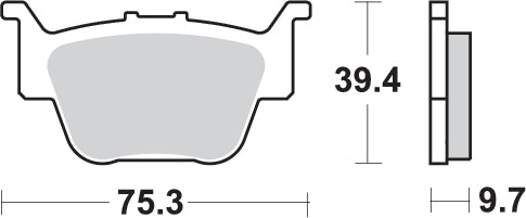 Pastilla de freno SBS P813-SI