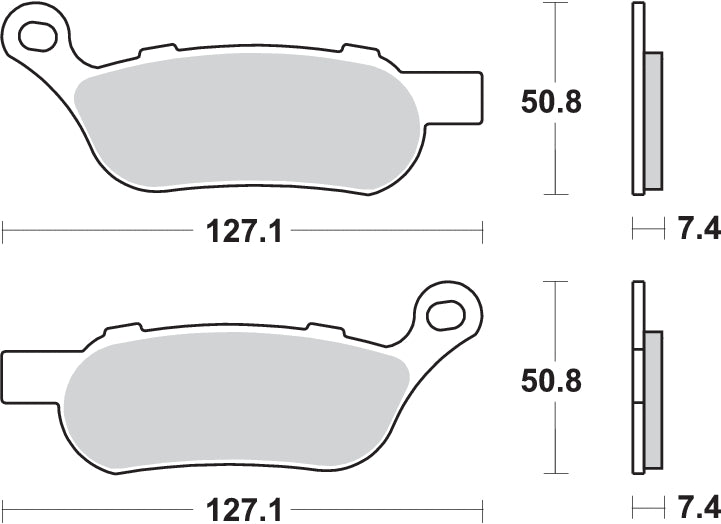Pastilla de freno SBS P854-LS