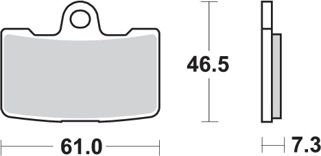 Pastilla de freno SBS P856-HS