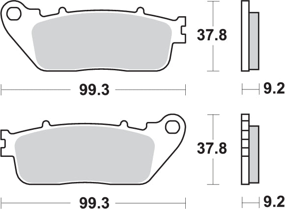 Pastilla de freno SBS P862-LS