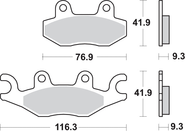 Pastilla de freno SBS P878-HF