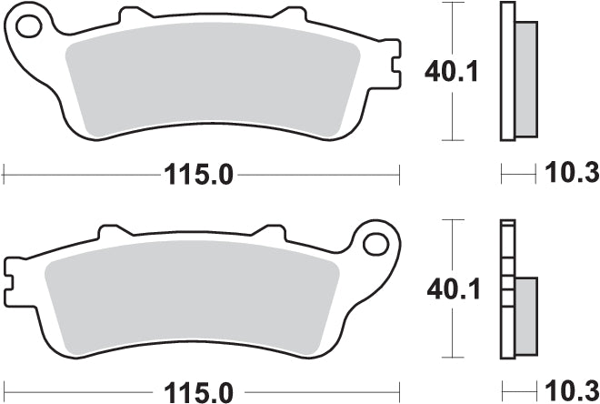 Pastilla de freno SBS P880-LS