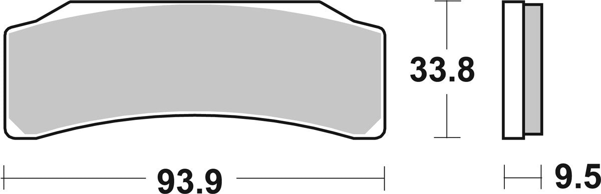 Pastilla de freno SBS P889-DS1