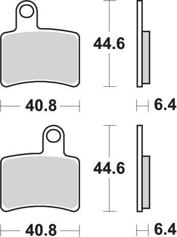 Pastilla de freno SBS P896-HF