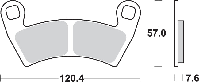 Pastilla de freno SBS P897-SI