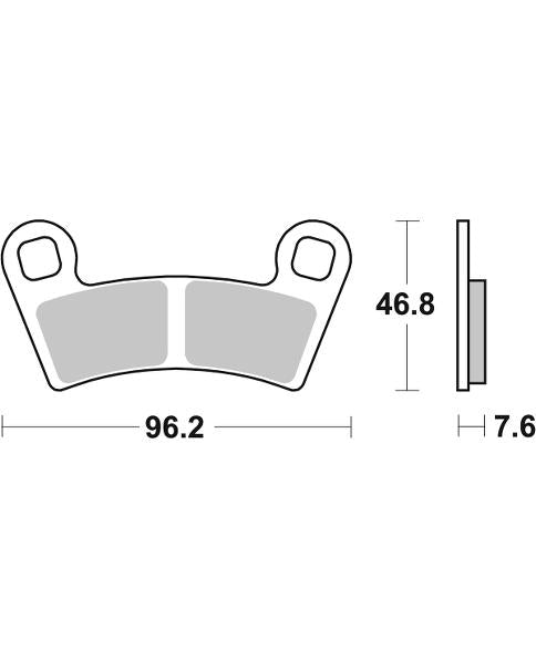 Pastilla de freno SBS P898-PSI