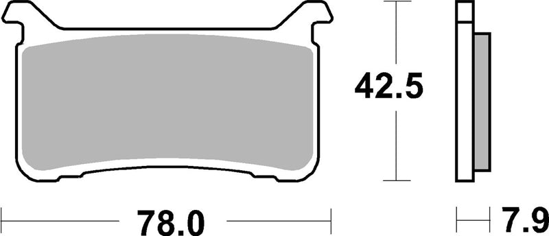 Pastilla de freno SBS P947-DC