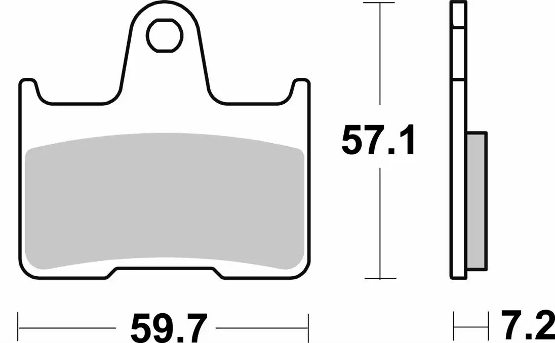 Pastilla de freno SBS P984-LS