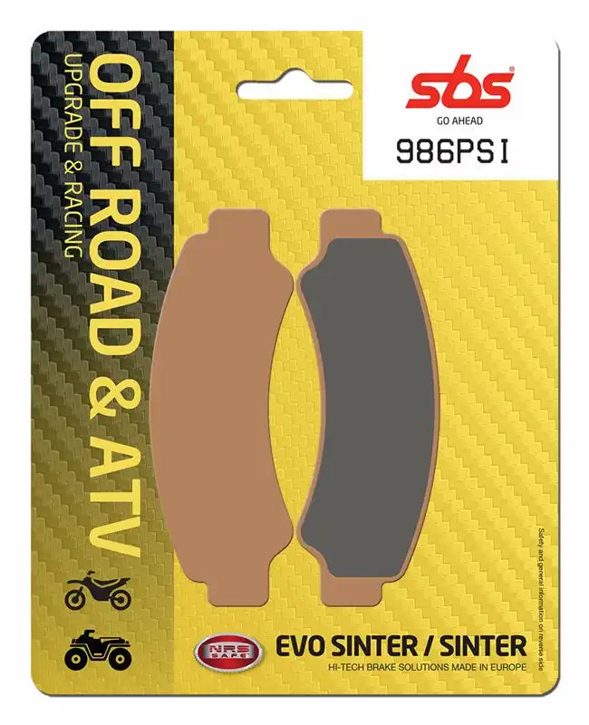 Pastilla de freno SBS P986-PSI