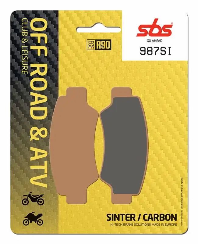 Pastilla de freno SBS P987-SI