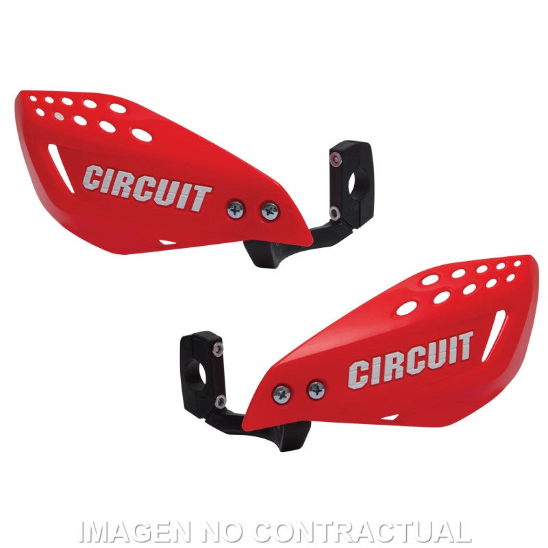 Paramanos Circuit Vector Rojo Fluor-Blanco