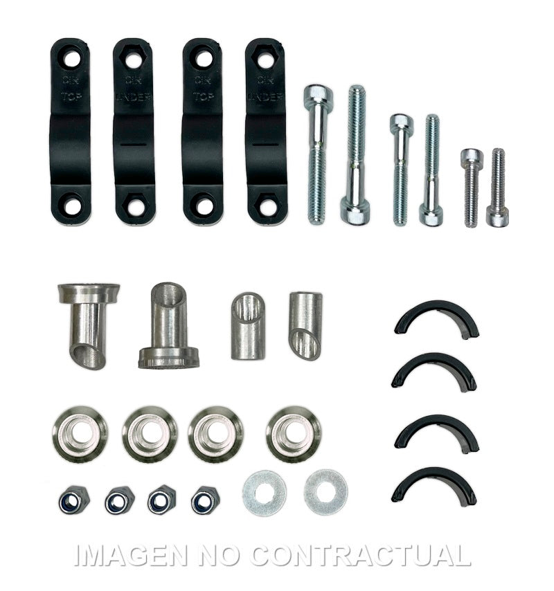 Kit montaje paramanos Circuit FENIX para manillares cónicos de D 28,6 mm